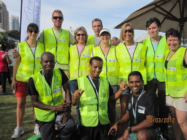 Race day volunteers