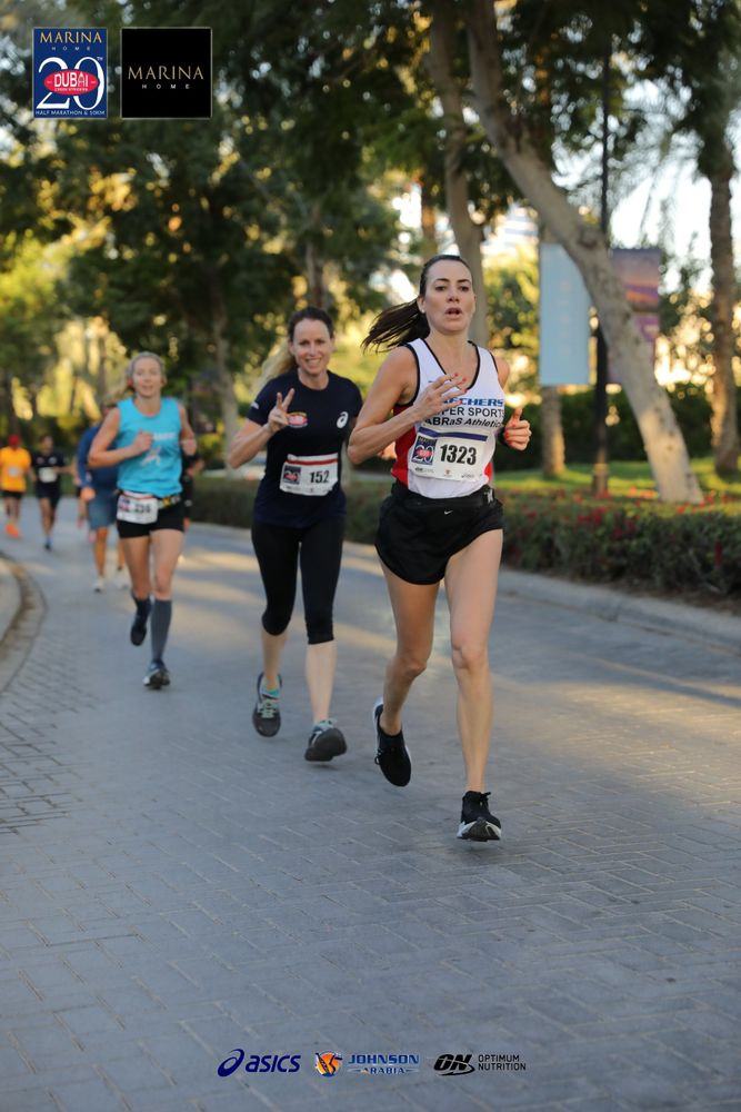 Marisol and teammates on the move