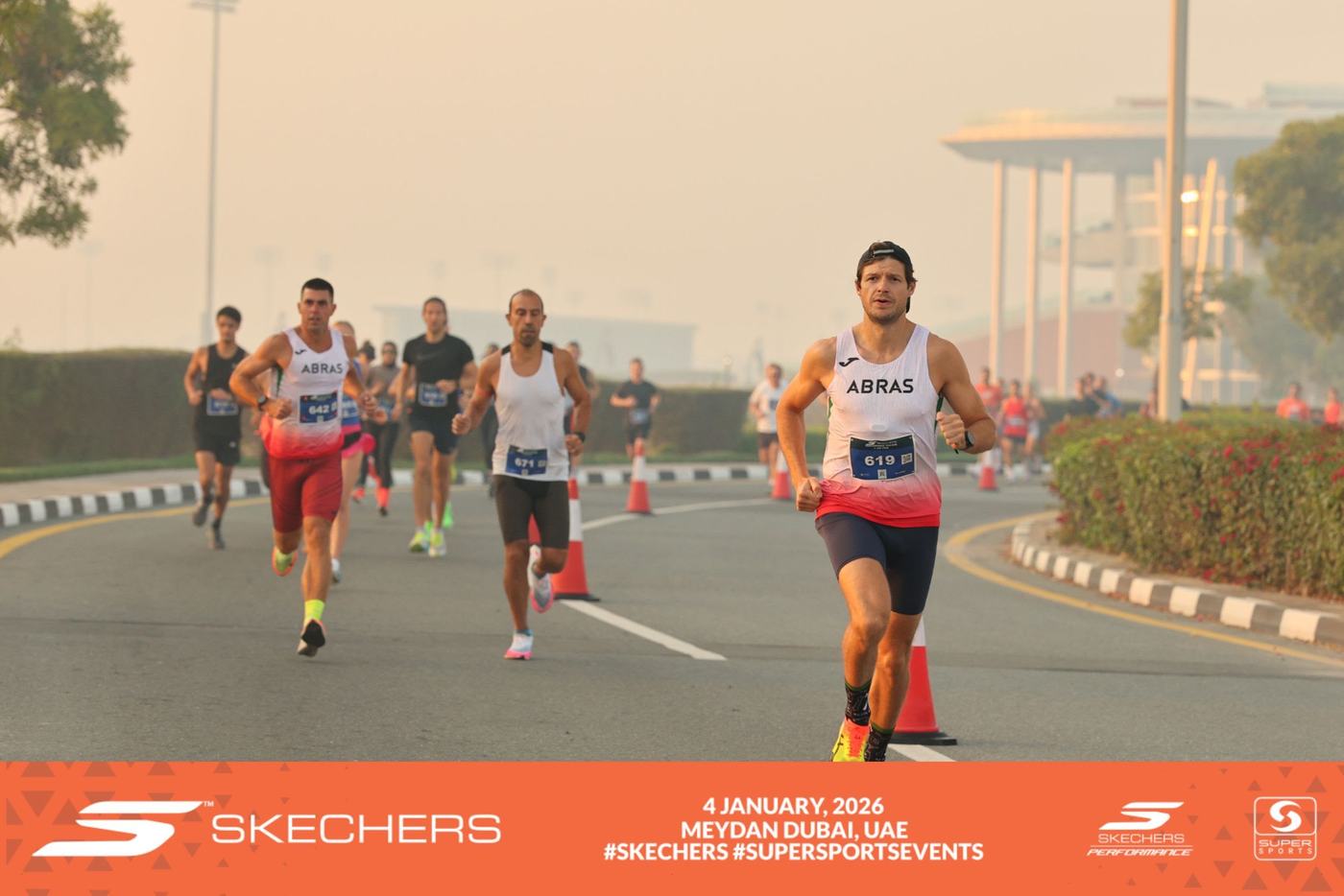 Racing at the Skechers Performance Run DXB
